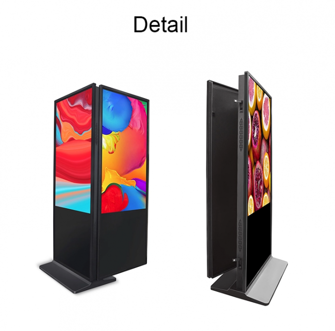 50000 Hours Indoor Digital Signage Displays , Double Sided Digital