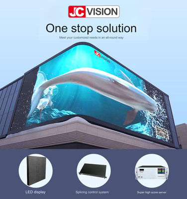 JCVISION Customized Naked Eye 3D Outdoor LED Video Wall Advertising for Shopping Malls