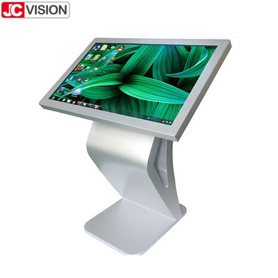 Interactive 1920x1080 Digital Signage Touch Screens Kiosk On wheels