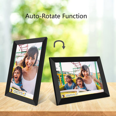 10 inch Digital Picture Frame With 1920x1080 IPS Screen Digital Photo Frame Adjustable Brightness Support 1080P Video