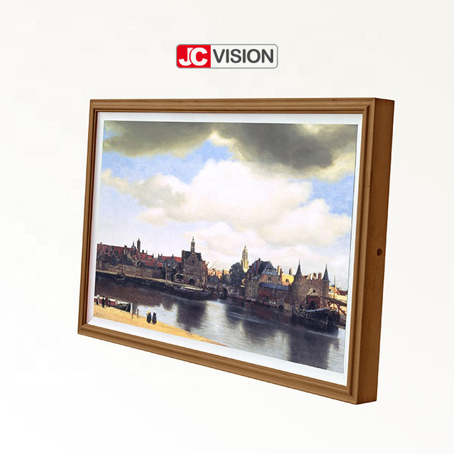 JCVISION LCD Digital Photo Frame 32 Inch Elegant Art Wall Mounted