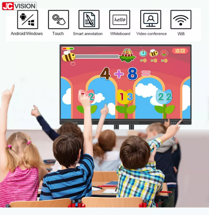 110" Jcvision 4k Touch Screen Smart Board Class Teaching