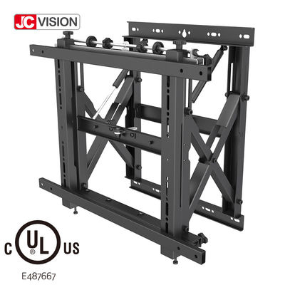 Full Service Push Out TV Wall Mount Bracket Cold Rolled Steel Powder Black
