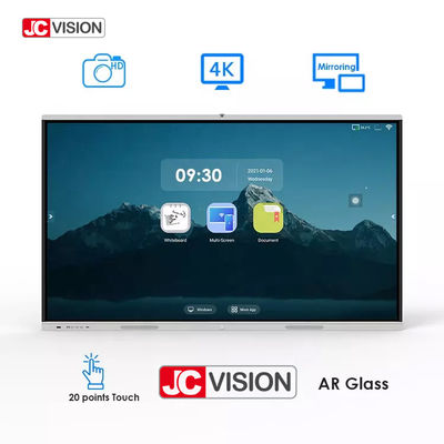 JCVISION 4K Android OPS 75 Inch Interactive Display Smart board 75 Inch Touch Screen Monitor Interactive Whiteboard