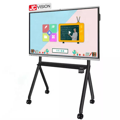 JCVISION 4K Android OPS 75 Inch Interactive Display Smart board 75 Inch Touch Screen Monitor Interactive Whiteboard
