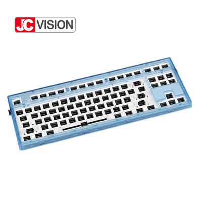 JCVISION Type C Mechanical FL Esports Keyboard 87keys Custom RGB Switch LEDs