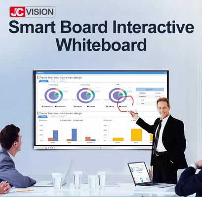 65 Inch 4k Smart Interactive Whiteboard Flat Panel Dual System For Education