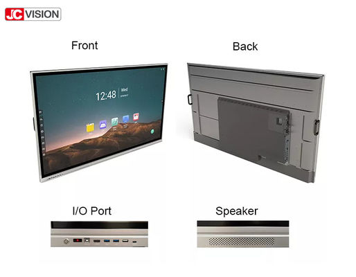 JCVISION 4K Ultra Smart Interactive Whiteboard Class Teaching Built In Camera