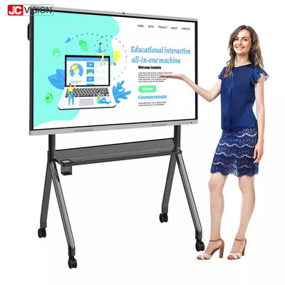 JCVISION 4K OPS 65 - 86 Inch Smart Interactive Whiteboard LCD Display Support Touch