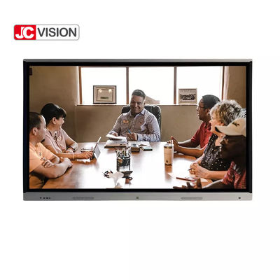 JCVISION Class Teaching Interactive White Board 55 - 98 Inch IR Multi Touch Android 11.0