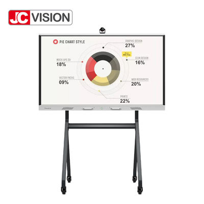 JCVISION White BOE LCD Panel DLED Backlight Android Mainboard For Classroom Teaching