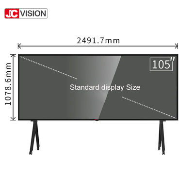 JCVISION 105 Inch 20 Points IR Touch Smart Board For Classroom Teaching
