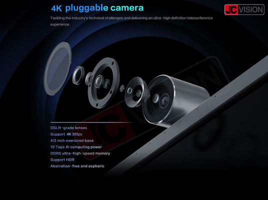 JCHUB Pro Interactive Smartboard 4K Pluggable Camera Touchscreen Multi Touch