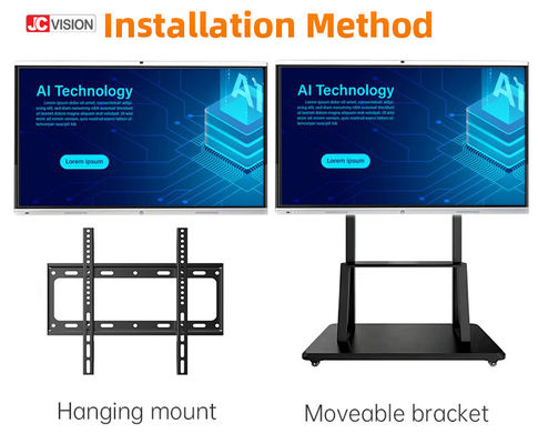 JCVISION 55 Inches Android Smart Interactive Whiteboard For Education Classroom Teaching