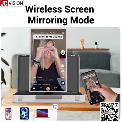JCVISION 27" briefcase monitor Touch Screen Android 12 System Smart screen suitcase