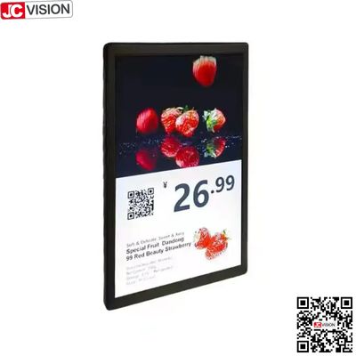 JCVISION 10.1-inch Dual Screen Display Of Product Electronic Price Tag, Digital Sign/touch Screen