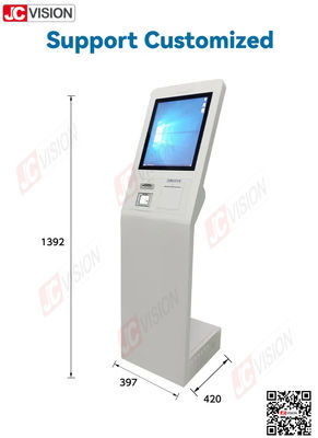 JCVISION Bank Hospital Lobby Queue Management System Ticket Machine Touch Screen Queue Number Machine Queue System