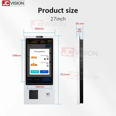 15.6 21.5 24 32 Inch Indoor Floor Standing Selfservice Payment Kiosks Terminal Self Service Checkout Kiosk Machine Supplier