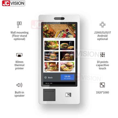15.6 21.5 24 32 Inch Indoor Floor Standing Selfservice Payment Kiosks Terminal Self Service Checkout Kiosk Machine Supplier