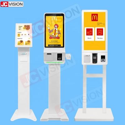 15.6 21.5 24 32 Inch Indoor Floor Standing Selfservice Payment Kiosks Terminal Self Service Checkout Kiosk Machine Supplier