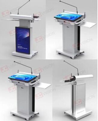 JCVISION Height Adjustable Smart Podium