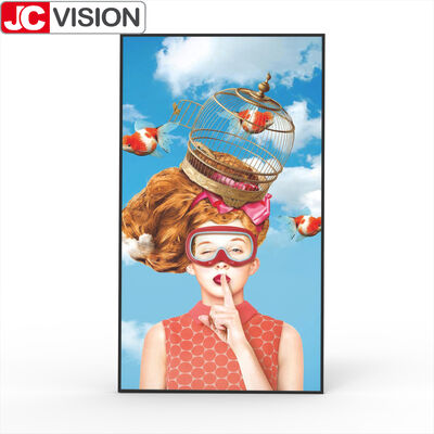 43" High Brightness Wall Mount Light Box Display – 2000 cd/m², E-LED, Android 11 for Storefront & Retail