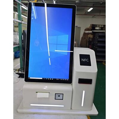24" LED Decoration Desktop Android Computer Touch Screen Payment Kiosk with Cash Collection