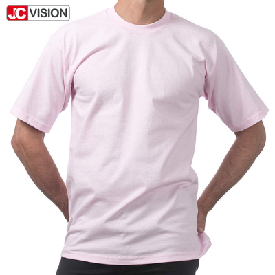 JCVISION T Shirt for Men's Clothing Men's T-Shirts 100% Cotton O Neck Short Sleeve Plain Oversized Summer Shirt