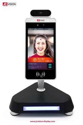 Android OS AI Facial Recognition And Temperature Scanner 8 Inch