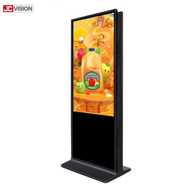 50000 Hours Indoor Digital Signage Displays , Double Sided Digital Signage Kiosk 32" 43"