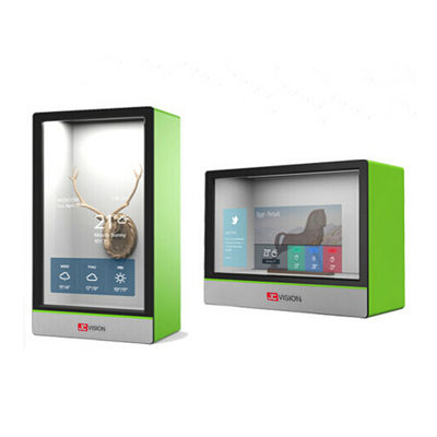 Advertising Transparent LCD Touch Screen Transparent LCD Display Box 21.5 Inch