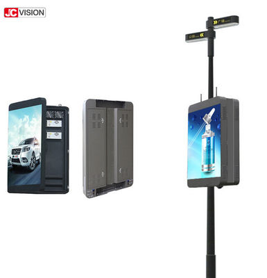 Outdoor Bright P6 Wifi Digital Signage Smart Light Pole LED Display