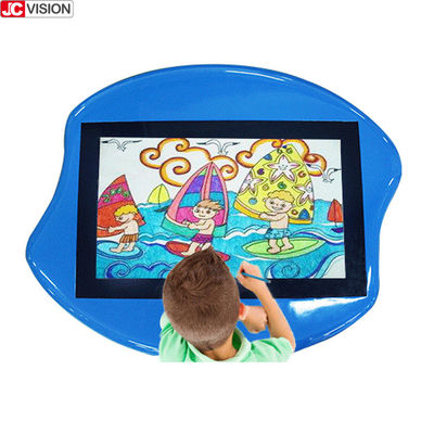 Android Indoor Digital Signage Displays Kids Interactive 8ms Smart Touch Screen Table 43 Inch