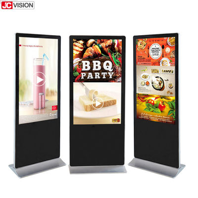 65inch Android Digital Signage Player , 8ms Floor Standing LCD Advertising Display Screen