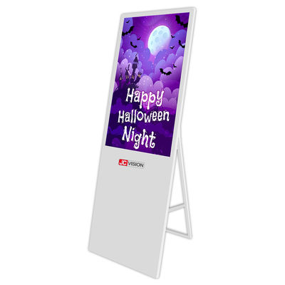 Retail 43inch Portable Advertising Kiosks Displays Android LCD Digital Signage Display