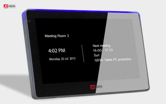 POE NFC RFID Conference Room Scheduling Booking Display , Touch Meeting Room Booking Screen