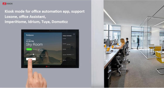 POE NFC RFID Conference Room Scheduling Booking Display , Touch Meeting Room Booking Screen