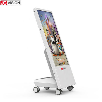 JCVISION Battery Powered Display , 32Inch Moveable Restaurant Digital Signage