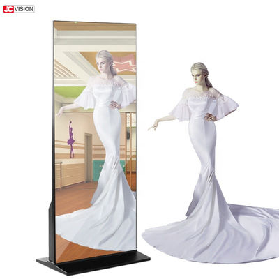 43inch Interactive Smart Mirror LCD FHD IPS Touch Screen Mirror Display For Retail