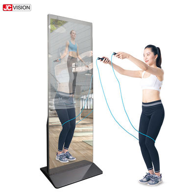 43inch Interactive Smart Mirror LCD FHD IPS Touch Screen Mirror Display For Retail