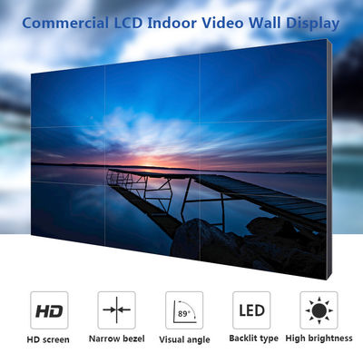 Digital LCD Video Wall Display Splicing Screens Display 3x3 Video Wall Controller 49inch