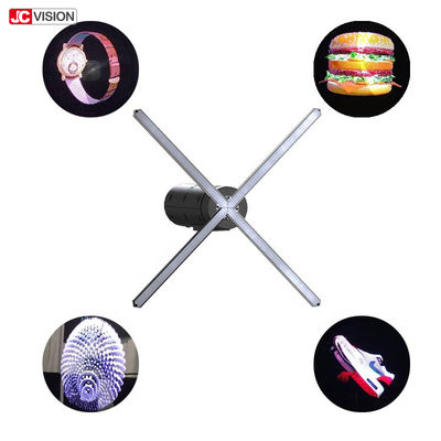 Spinning Micro 3D Hologram LED Fan , WIFI  3D Hologram Projection 65cm