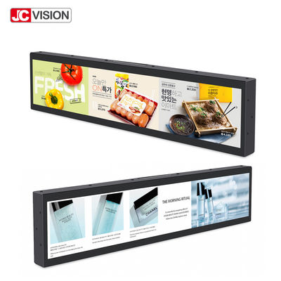 19inch Shelf Stretched Display Screen , Digital Android TFT Ultra Wide Digital Signage