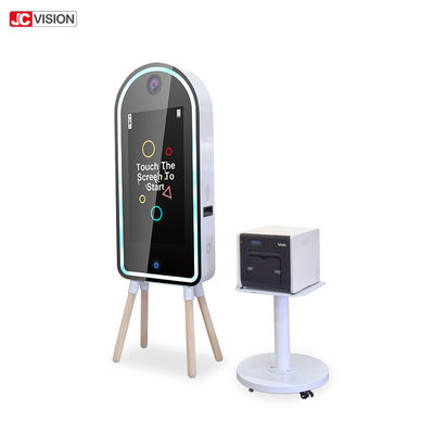 Touchscreen DIY Smart Mirror Smart Mirror Photo Booth Kiosk For Wedding