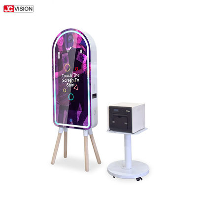 Touchscreen DIY Smart Mirror Smart Mirror Photo Booth Kiosk For Wedding