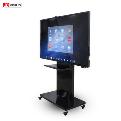 Aluminum Alloy 450nits Interactive Touch Screen Infrared For Meeting