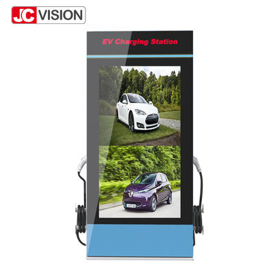 JCVISION LCD Advertising Display Digital Signage Poster For EV Charging Station Pile