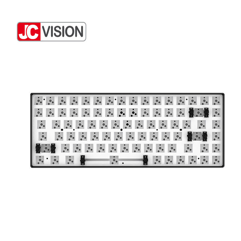 JCVISION 84 Keys Mechanical Keyboard Kits Anti Ghosting CNC Metal Aluminum Frame