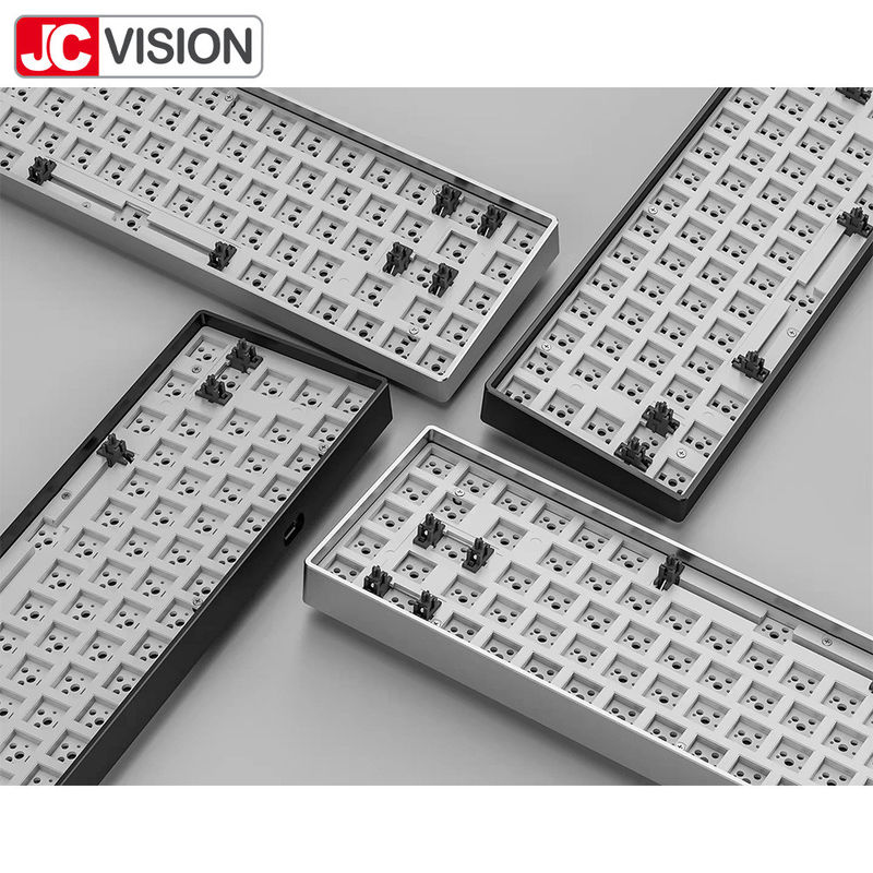 Customized Style Aluminum 68 Keys Mechanical Keyboard Case Kit RGB LED Backlit