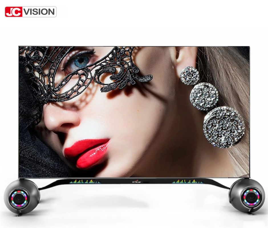 JCVISION 75 Inch 4K Crystal UHD HDR 2060P LED Smart TV Television 65 Inch 32 Inch Smart With Wifi
